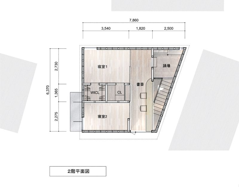 2階平面図