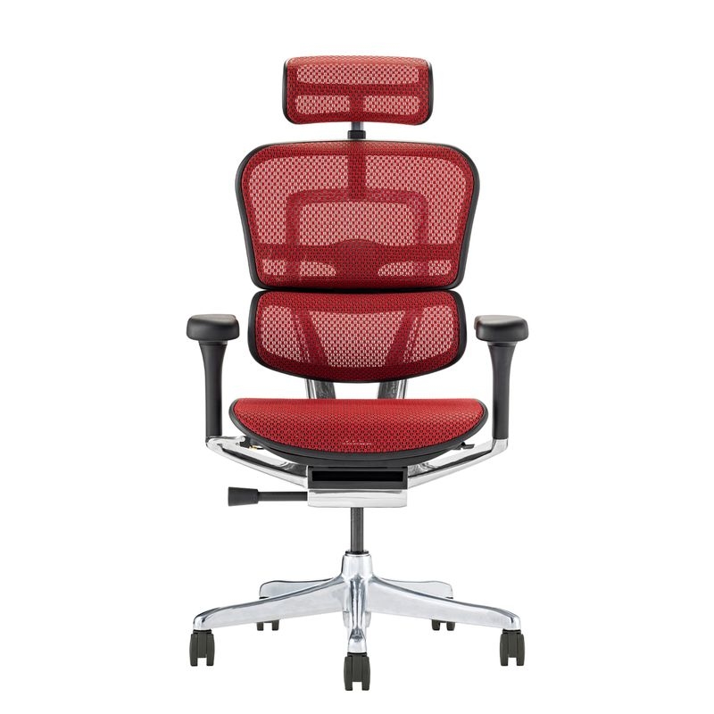 Ergohuman/PRO2 - Ergohuman PRO2 High (Black Frame/Red Mesh)