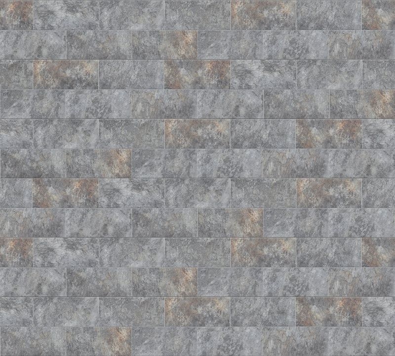 FLAT DESIGN PANEL/ストーンタイル ウマ目地 - QFストーン チタン リュクスブルー