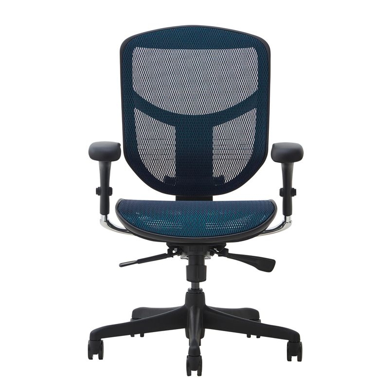 Ergohuman/ENJOY ToBe2 - Ergohuman ENJOY ToBe2 +Armrest (Blue Mesh)
