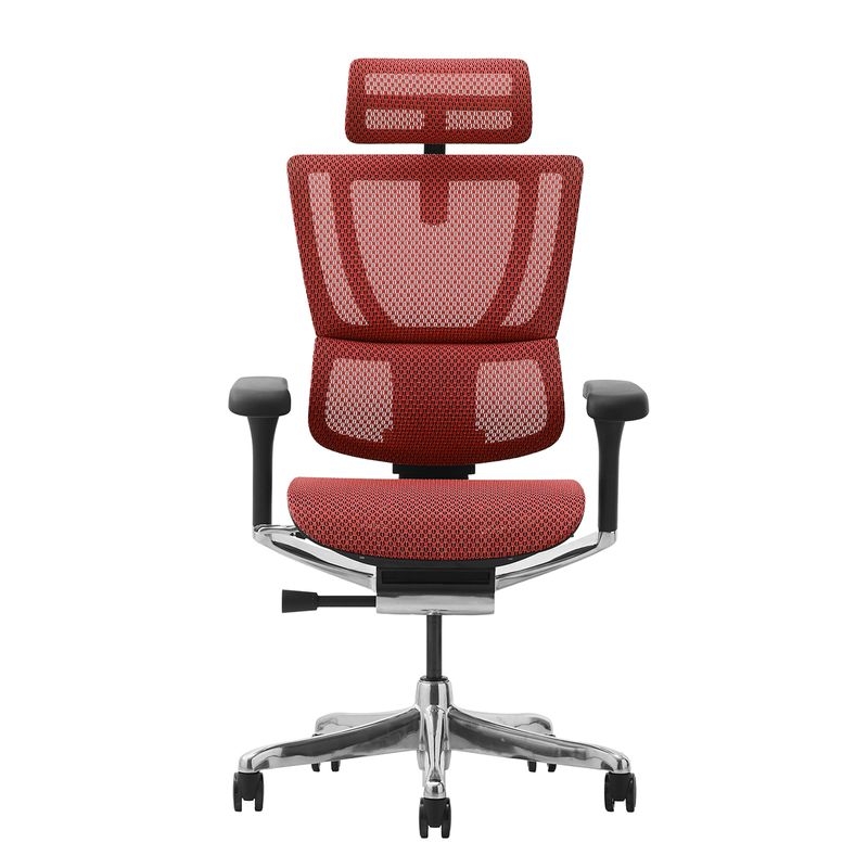 Ergohuman/FIT2 - Ergohuman FIT2 (Black Frame/Red Mesh)