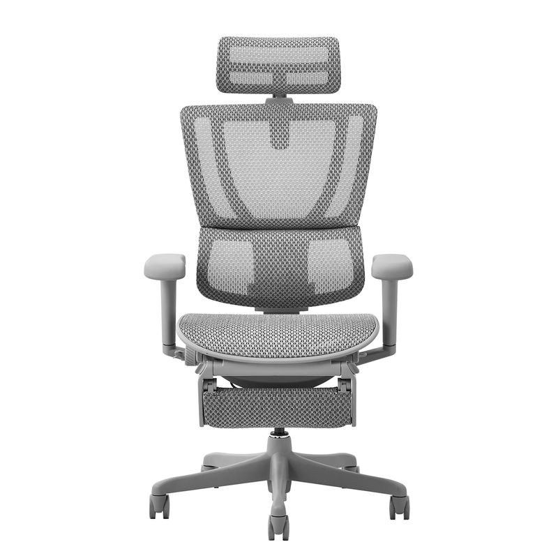 Ergohuman/FIT2 - Ergohuman FIT2 Lite (Gray Frame/White Mesh)