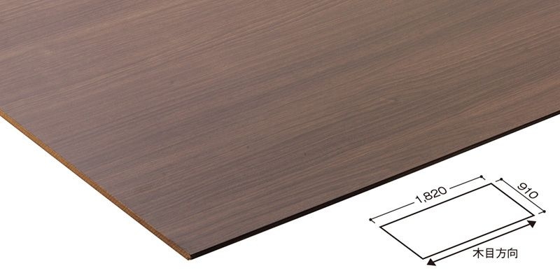 ダイライト軒天４５/化粧シート品 - ダルブラウン柄