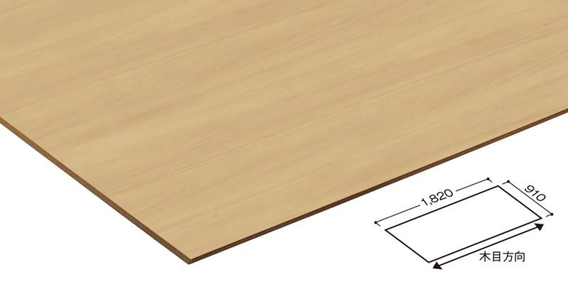 ダイライト軒天４５/化粧シート品 - ライトオーカー柄