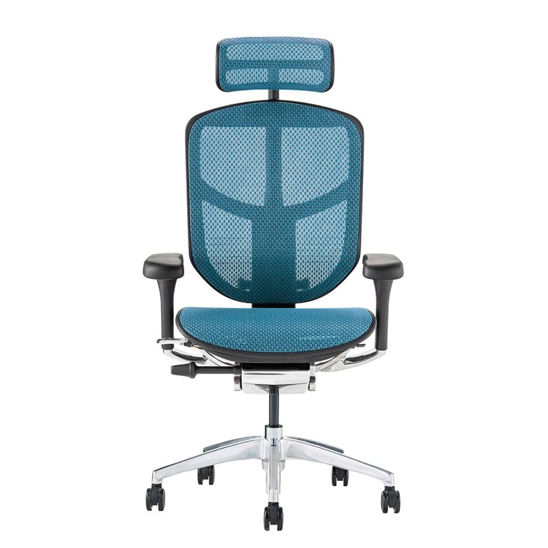 Ergohuman/ENJOY2 - Ergohuman ENJOY2 High (Black Frame/Blue Mesh)