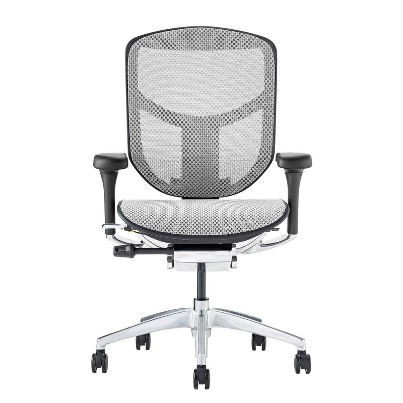 Ergohuman/ENJOY2 - Ergohuman ENJOY2 Low (Black Frame/White Mesh)