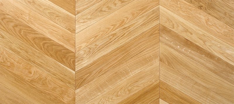 ヨーロピアンオーク 床暖房対応 フレンチヘリンボーン 挽板フローリング 121.2mm巾 右用 - セレクト Arbor植物オイル