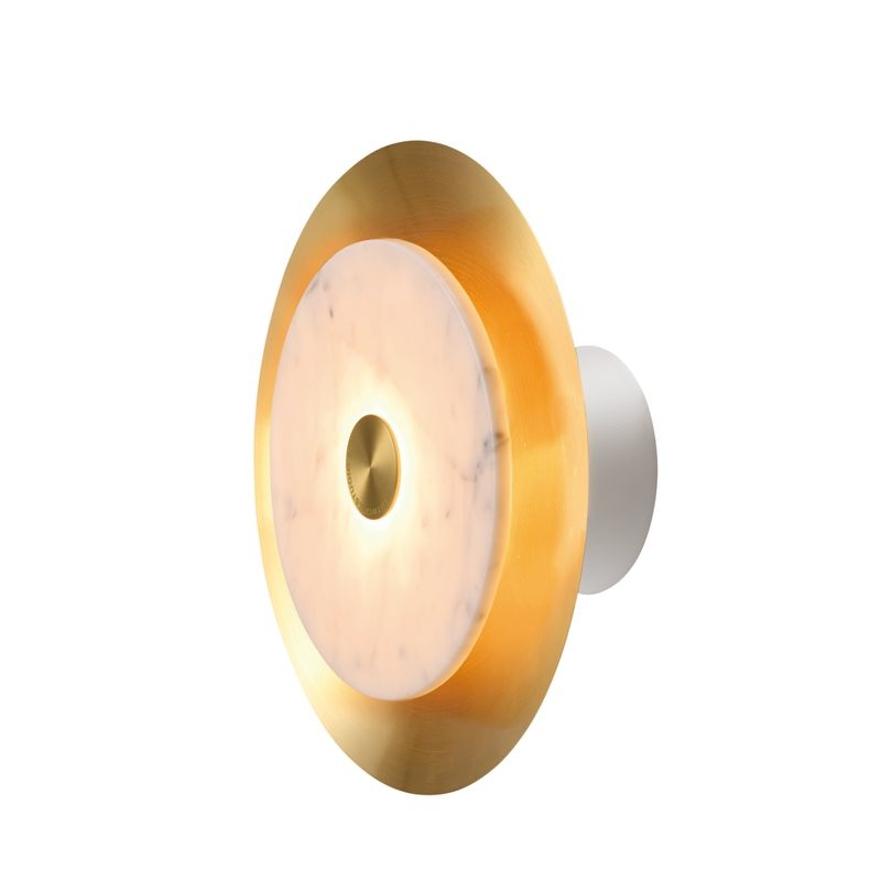 Eclipse marble LED-wall light (L)