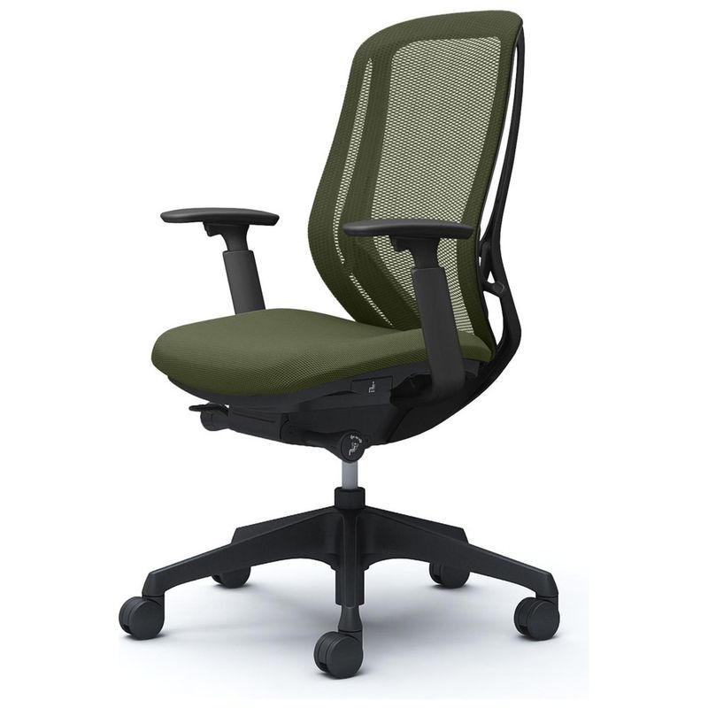 シルフィー 可動肘 背メッシュ ハイ ブラックボディ ハンガー無 ランバー無 樹脂脚