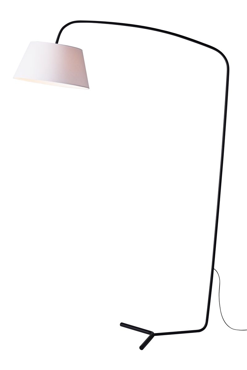 Espresso-living floor lamp