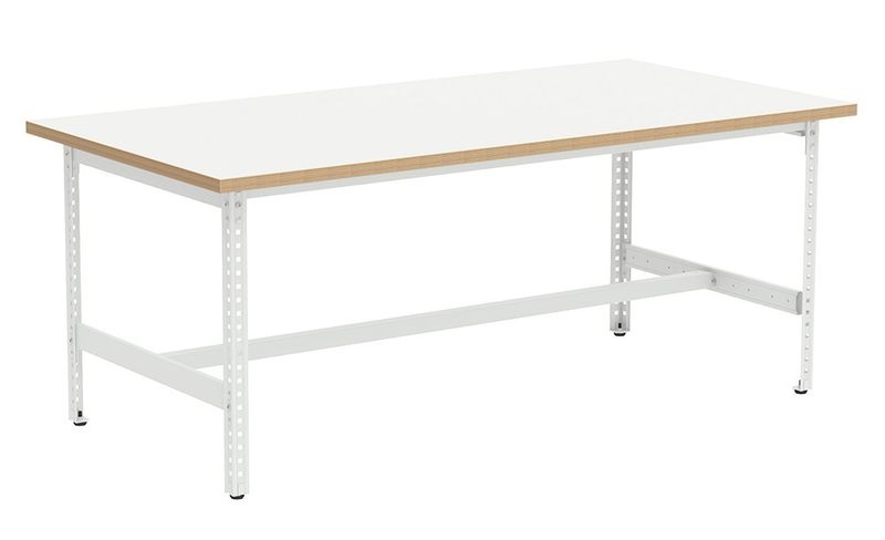 クロスコ　作業台　７３０Ｈ　アジャスター付　１５００Ｗ１２００Ｄ