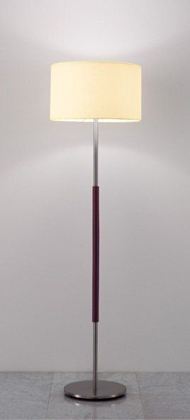 スタンドライト/ホワイトブロンズメッキ,木・布