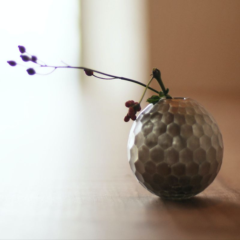 特注花器 吹きガラス