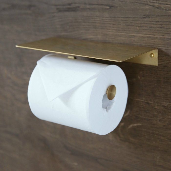 【KAKU】真鍮 トイレットペーパーホルダー