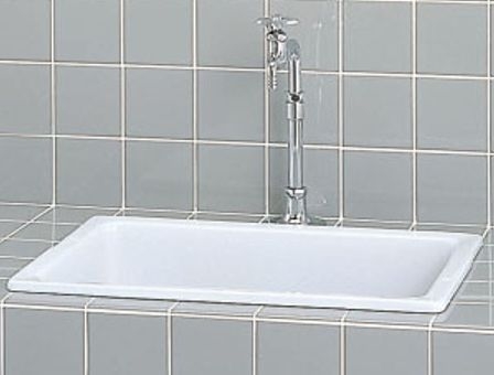 はめ込み形ワントラップ付実験用流し