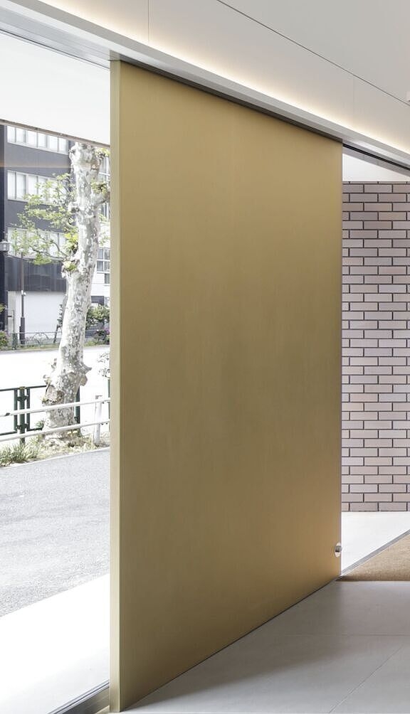 自動ドア ST フラッシュ 真鍮PL
