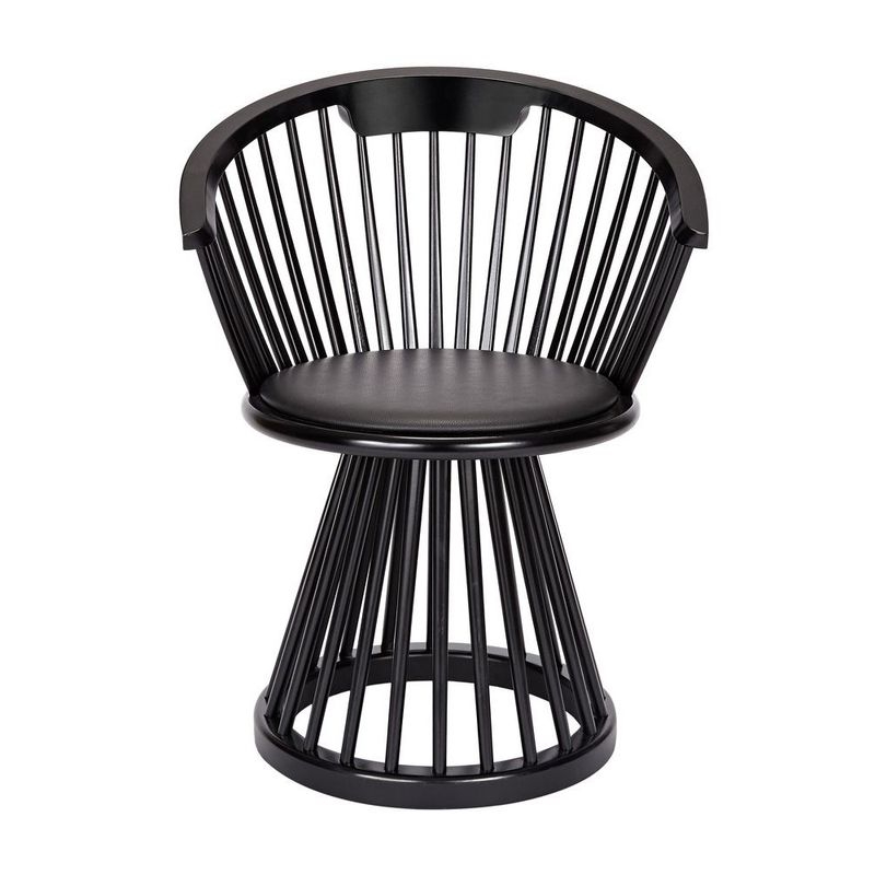 FAN DINING CHAIR BLACK