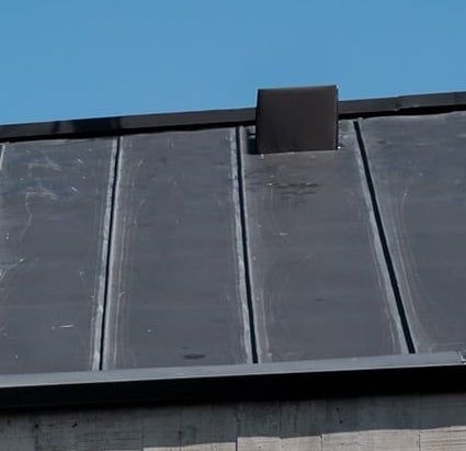 Zinc roof