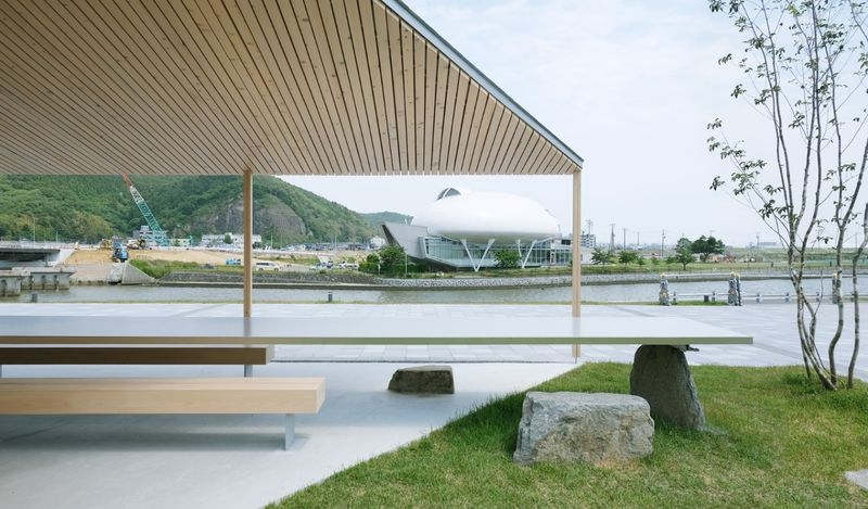 石巻の東屋