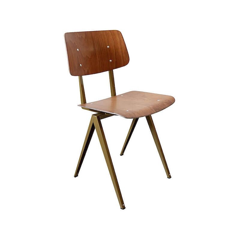 Model S.16 Chair - ブラウン / パールゴールド