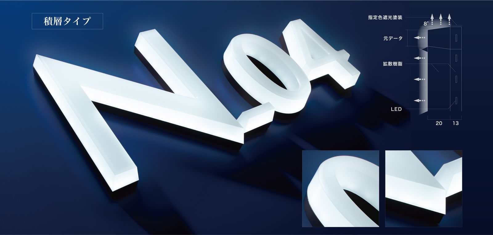 LED plus 全面発光 積層タイプ / SURFACE LIGHT