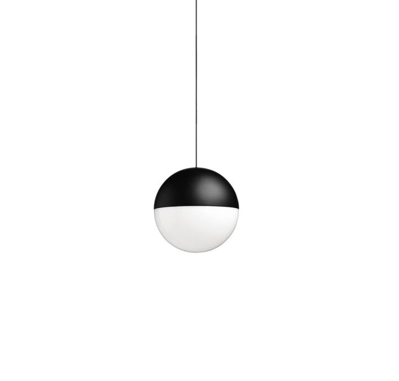 String Light - Sphere head - 12mt cable - Black