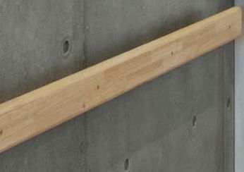 造作手すり タモ集成材