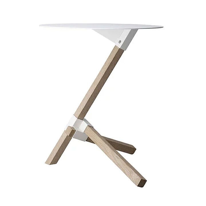 TRE SIDE TABLE - OIL FINISH / WHITE