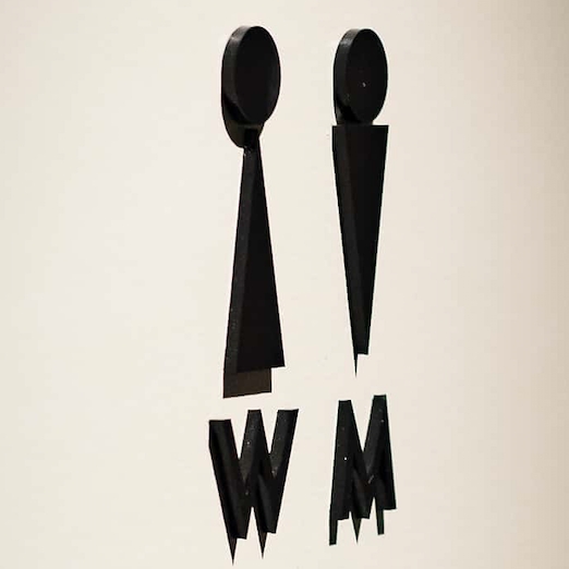 特注サイン アクリル切文字 t=5mm ラッカー塗装