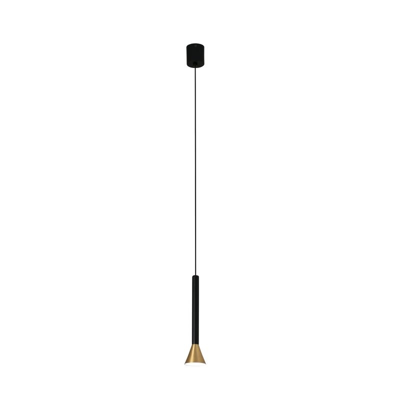 DANKA LED Satin gold pendant lamp