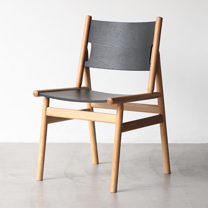 DINING CHAIR FIKA - Oak / Black