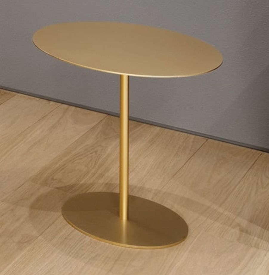 特注サイドテーブル St t=2.3mm 真鍮色焼付塗装