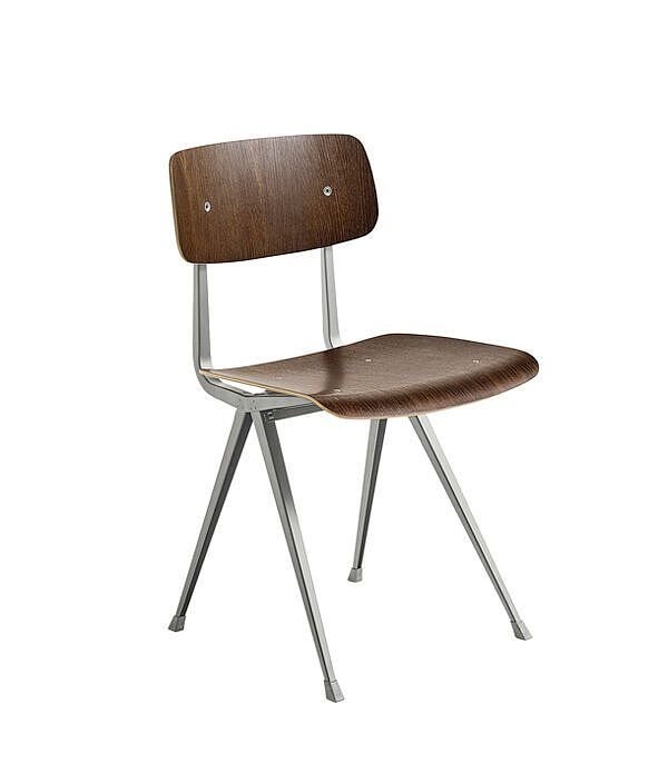 RESULT CHAIR - 座面：スモーク×脚：シルバー
